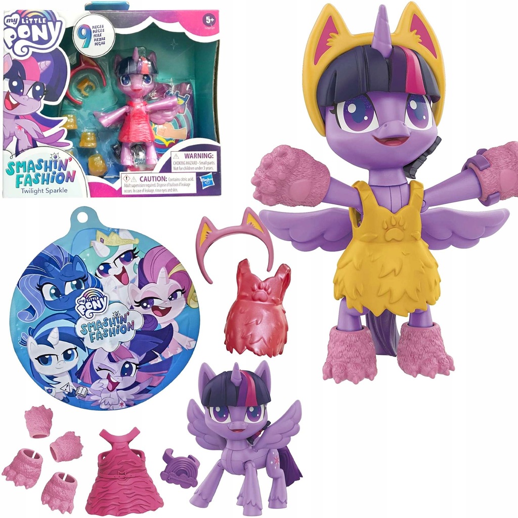 ZESTAW MY LITTLE PONY TWILIGHT SPARKLE + AKC