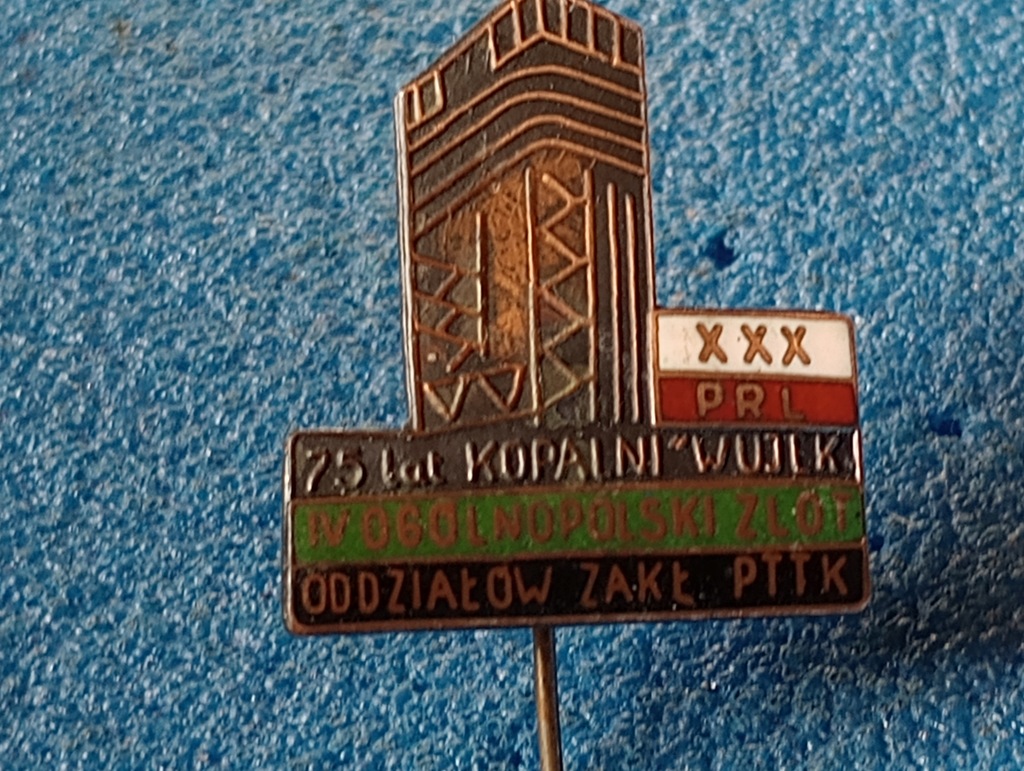 odznaka 75 lat kopalni wójek