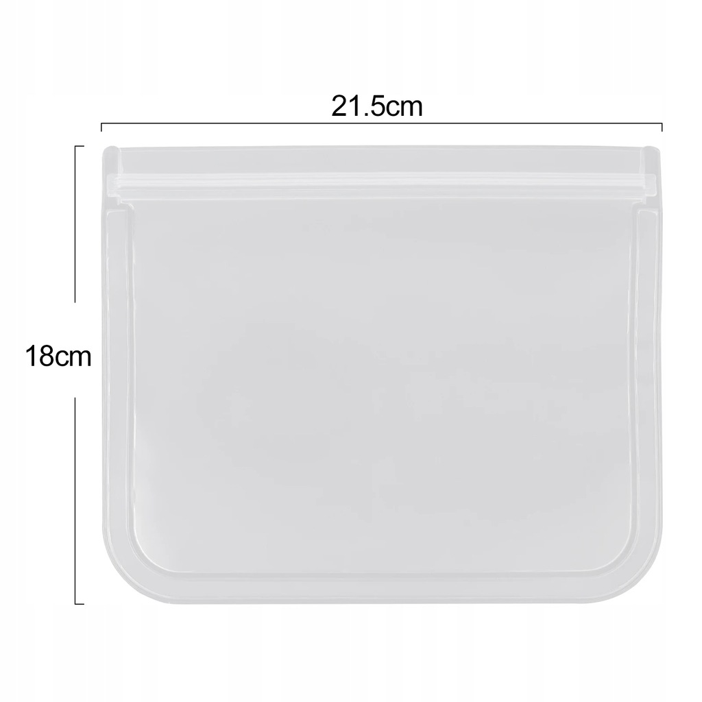 1pcs Food Storage Bag Silicone Leakproof Container