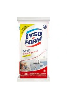 Lysoform Sanitizing Chusteczki Lemon 30szt