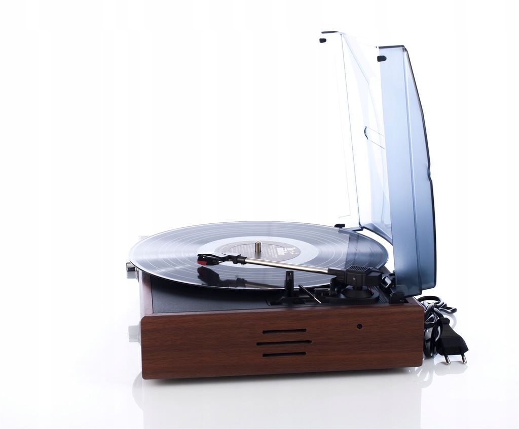 Купить Коричневый проигрыватель с динамиками для SHELLAC и винила ...
