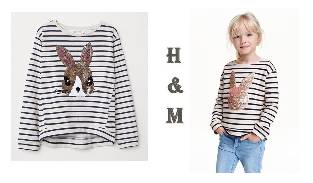 *H&M*ŚLICZNY sweter_ dwustronne cekiny_ NOWY!