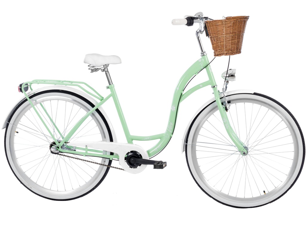 ROWER MIEJSKI 26 CALI DAMSKI POLSKI DAMKA + KOSZYK 7408241050