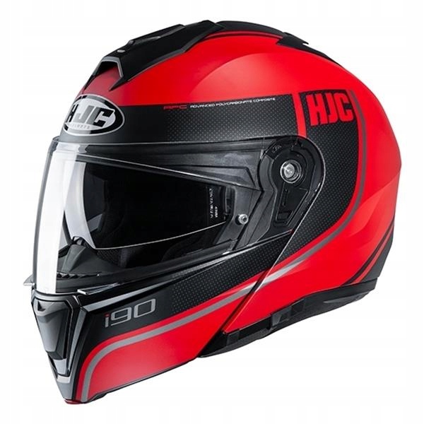 Kask HJC i90 Davan MC-1SF Szczękowy Czerwony L