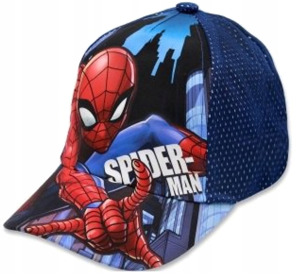 Czapka z daszkiem Spiderman pająk 54 granat