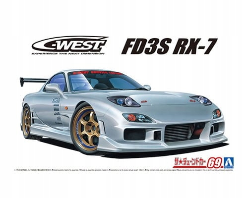 Mazda RX-7 FD3S C-West '99 Aoshima 063026