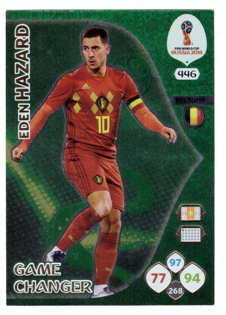 2018 WORLD CUP RUSSIA GAME CHANGER * Hazard 446