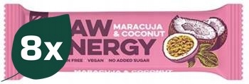 Zestaw 8x Raw Energy baton marakuja kokos 50g