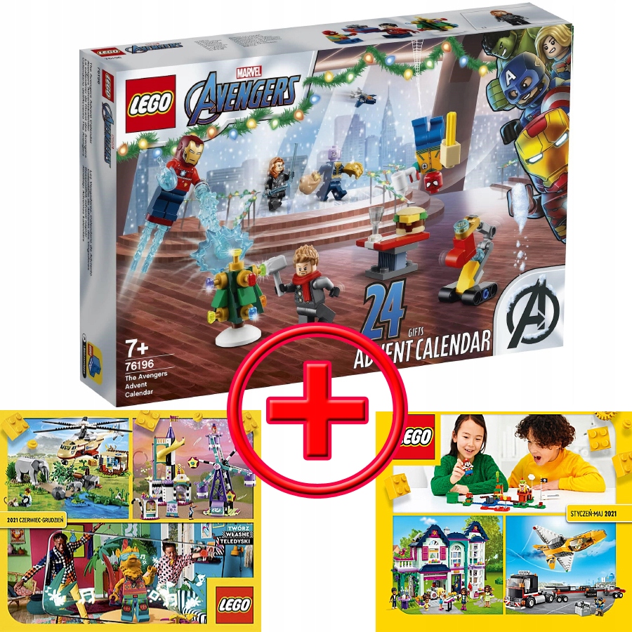 LEGO SUPER HEROES 76196 Kalendarz adwentowy +2KATA - 11401732188 ...