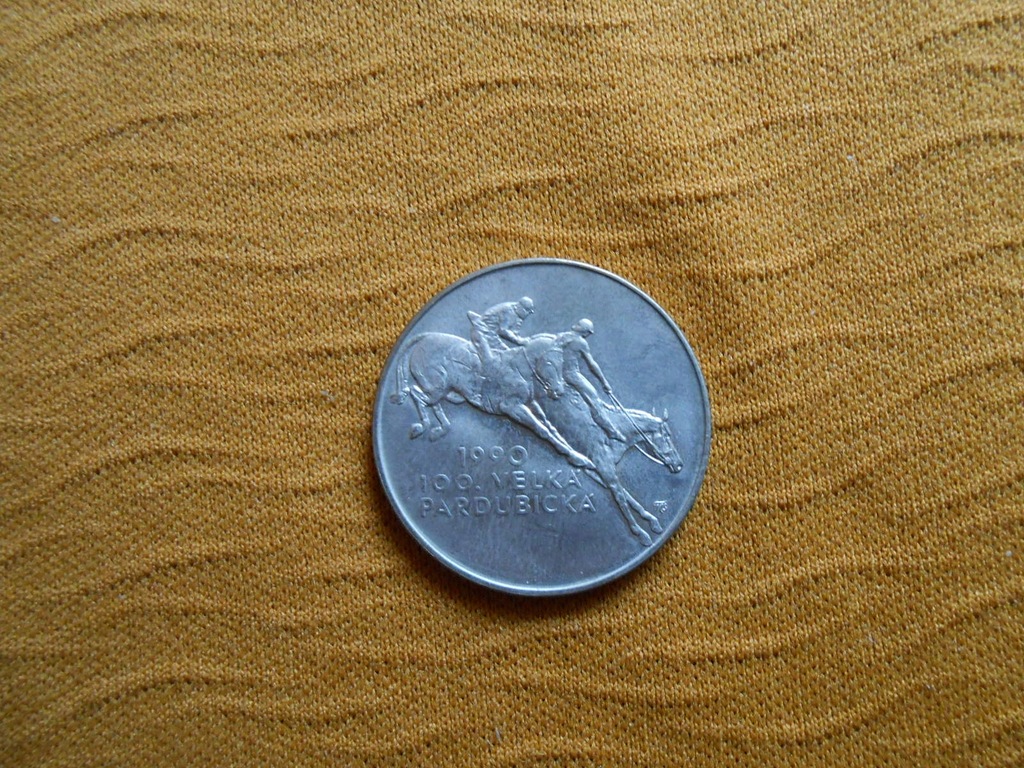 100 KORON CZECHOSLOWACJA 1990 ROK SREBRO ORGINAL