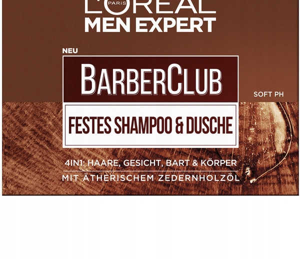 LOREAL Men Barber szampon, żel pod prysznic 2w1