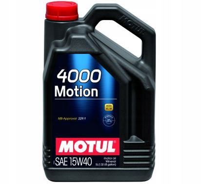 MINERALNY OLEJ MOTUL 4000 MOTION 15W40 4L