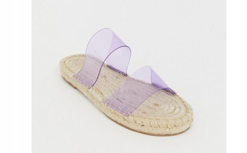 ASOS DESIGN__XDJ FIOLETOWE KLAPKI ESPADRYLE__38