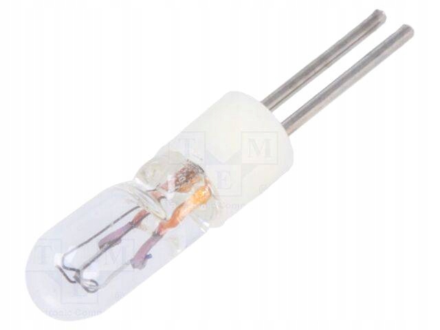 Żarówka miniaturowa BI-PIN 12VDC 60mA Bańka T1 fi-3,3mm 1,9lm (2szt.)