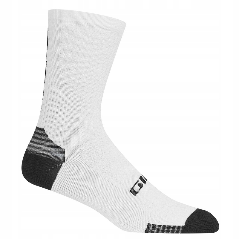 Skarpety GIRO HRC + GRIP white black roz. L