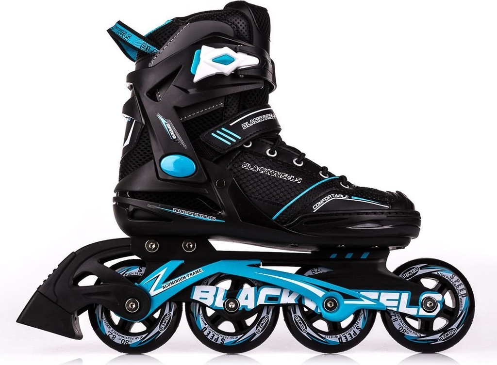Blackwheels Rolki Slalom czarno-niebieskie