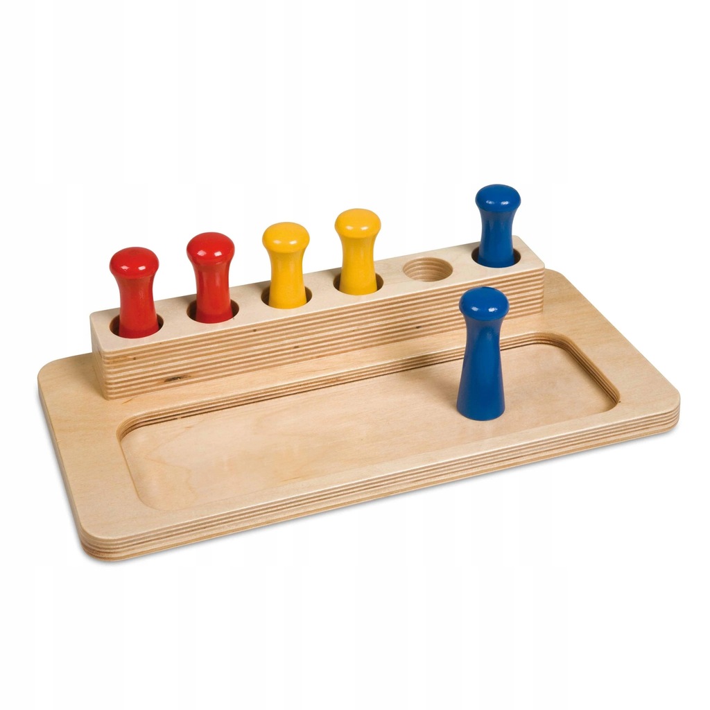 Nienhuis Montessori: kołeczki Imbucare Peg Box