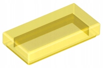 LEGO 3069b PRZEZR. ZÓŁTY płytka tile 1x2 3szt