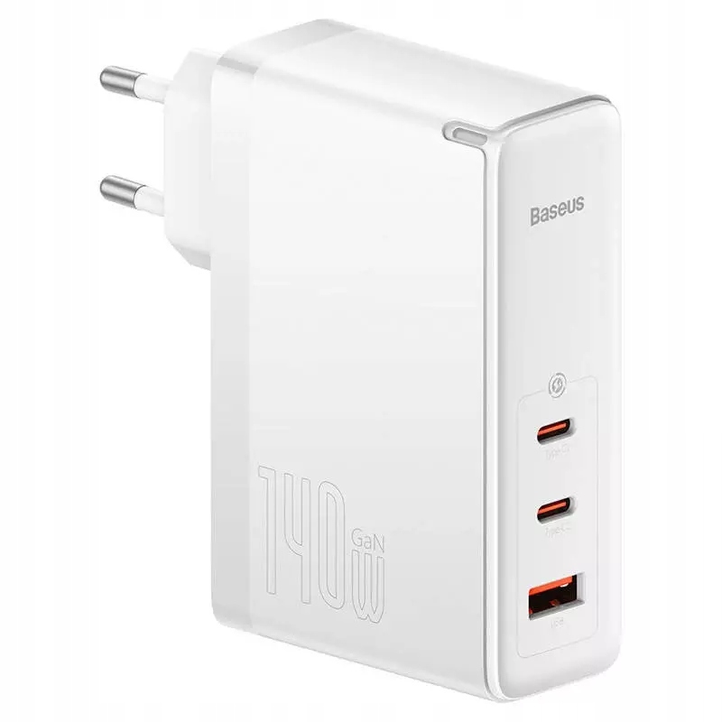 Ładowarka sieciowa Baseus GaN5 Pro 2xUSB-C + USB,