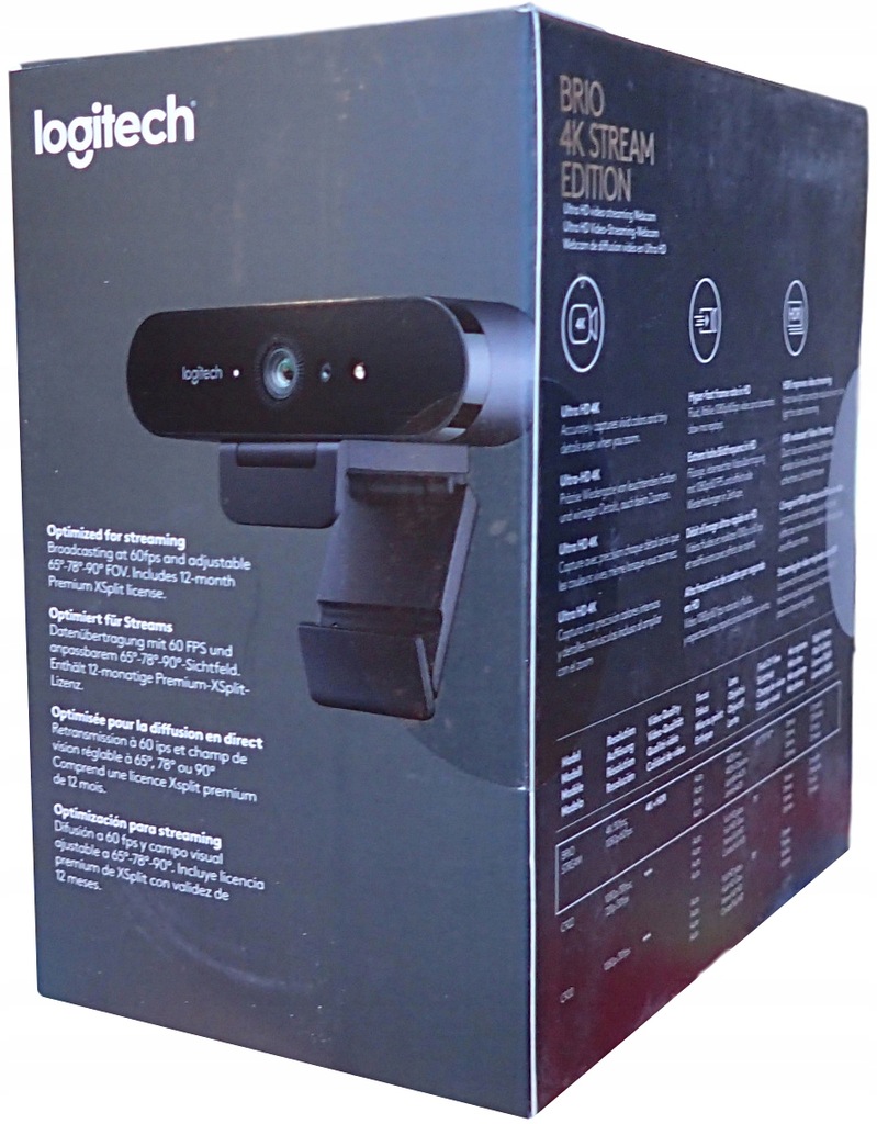 Купить Веб-камера Logitech Brio 4K UltraHD UHD: отзывы, фото, характеристики в интерне-магазине Aredi.ru