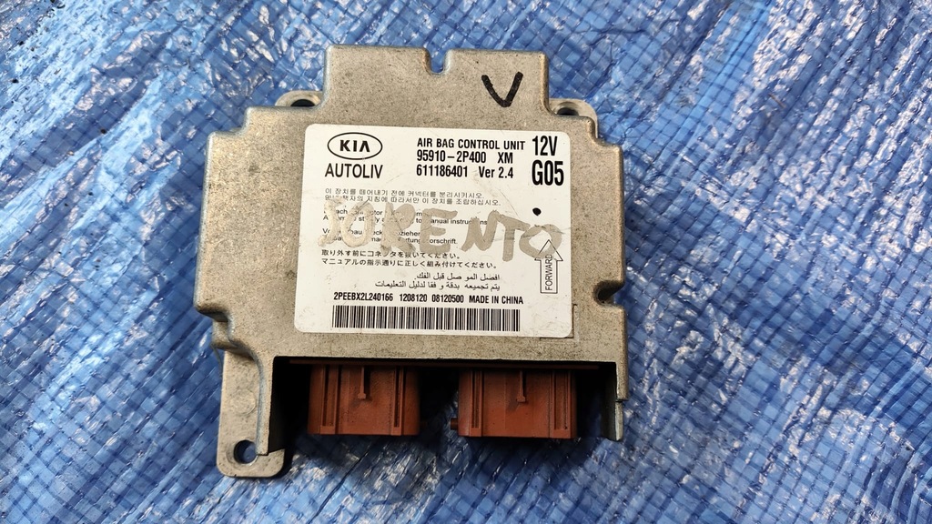 MODUŁ STEROWNIK SENSOR PODUSZEK AIRBAG USZKODZONY KIA SORENTO II LIFT ...