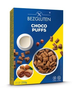 BEZGLUTEN CHOCO PUFFS kakaowe poduszeczki z nadzie