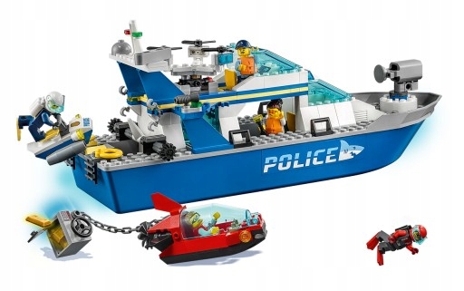 Купить Полицейский патрульный катер LEGO City 60277: отзывы, фото и ...