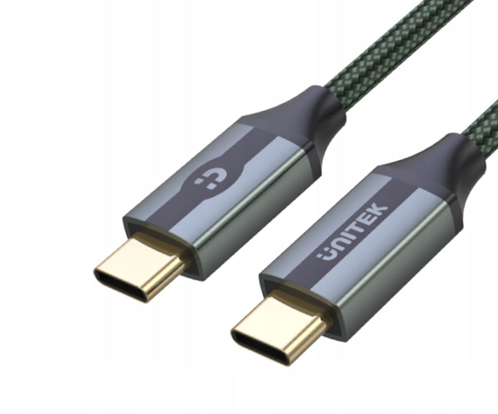 Unitek Kabel USB-C - USB-C 10Gb/s PD100W 4K UHD 1m