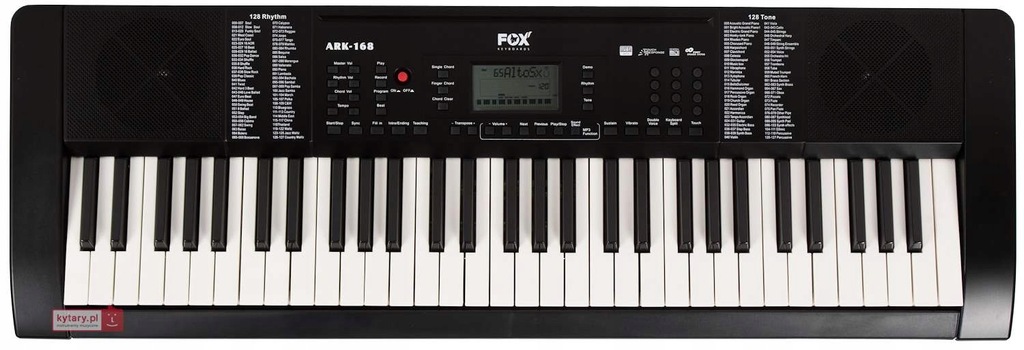 Keyboard z dynamiczną klawiaturą Fox 168BK USB 24h