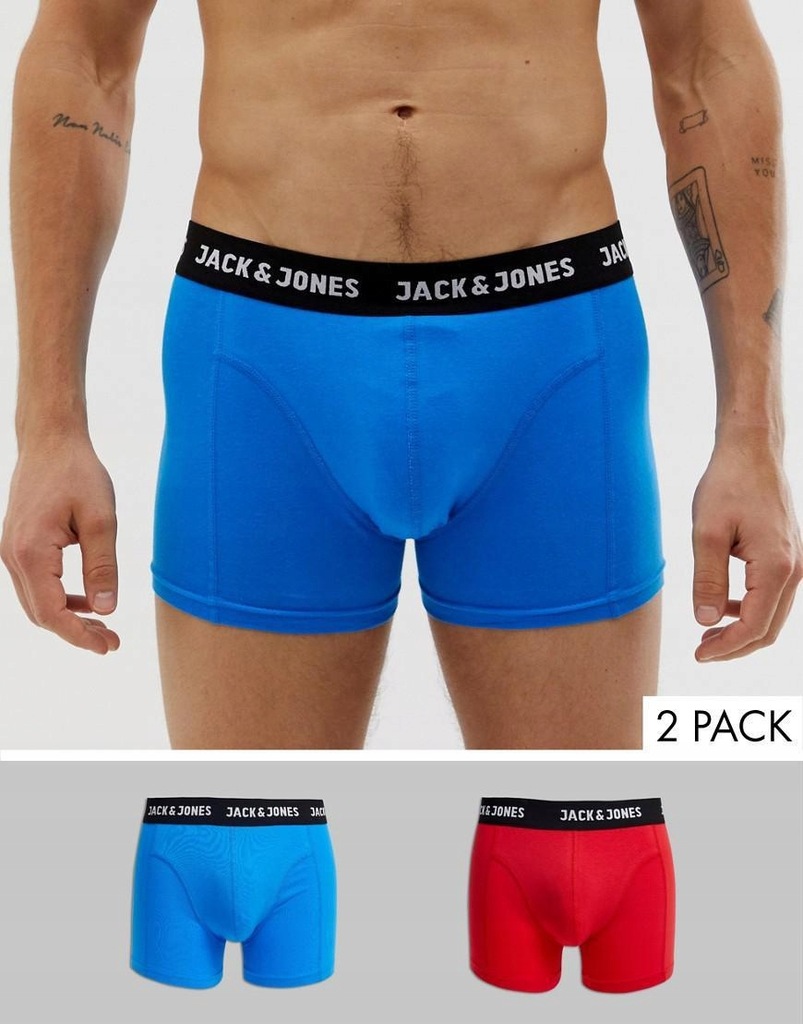 D5C217*JACK&JONES BOKSERKI MĘSKIE 2 PAK L G01