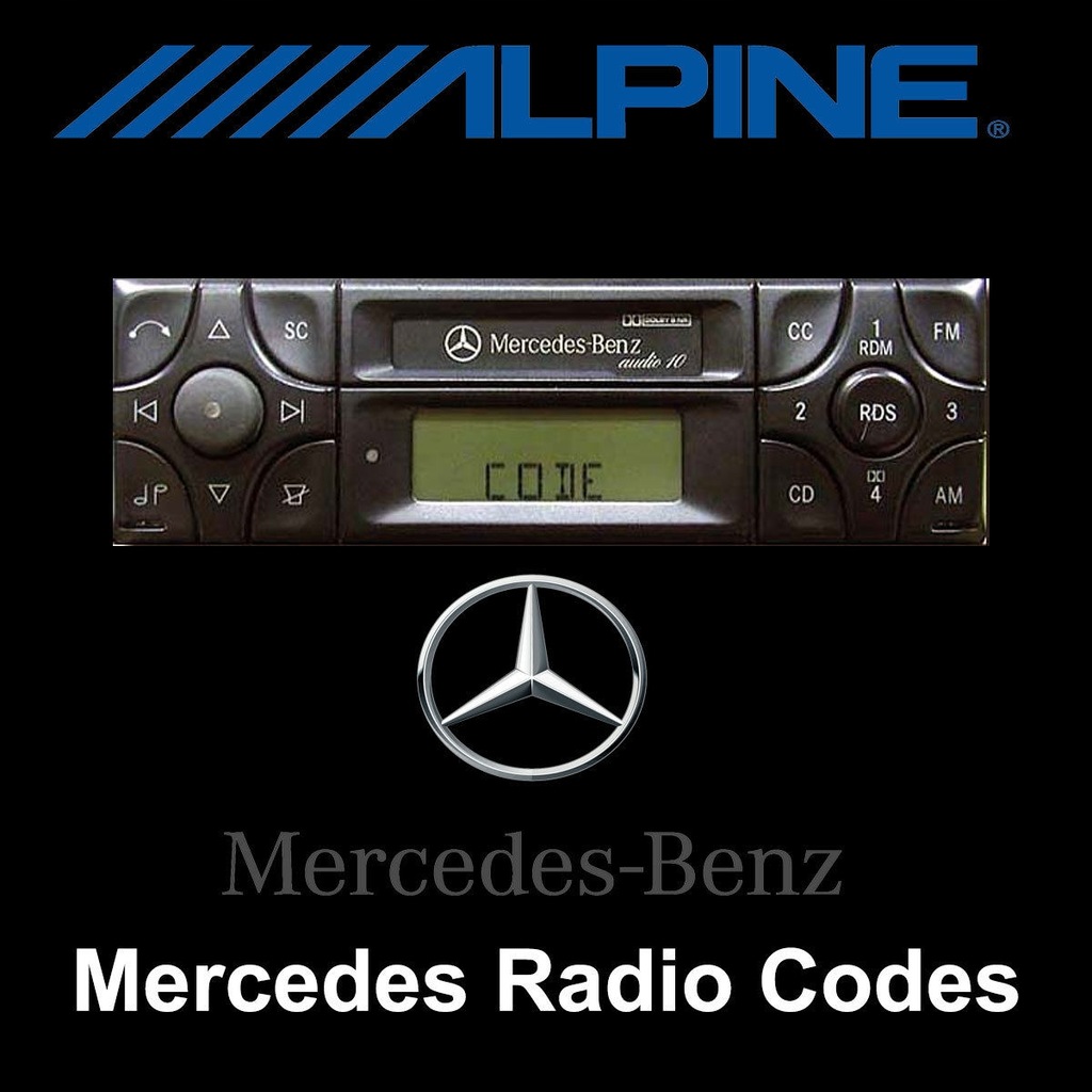 Kod Radia Mercedes Alpine Al2910 I Al2199 - 7638823916 - Oficjalne Archiwum Allegro