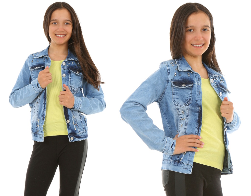 Купить ДЖИНСОВАЯ куртка для девочки, ЖЕМЧУГ - 152: отзывы, фото, характеристики в интерне-магазине Aredi.ru