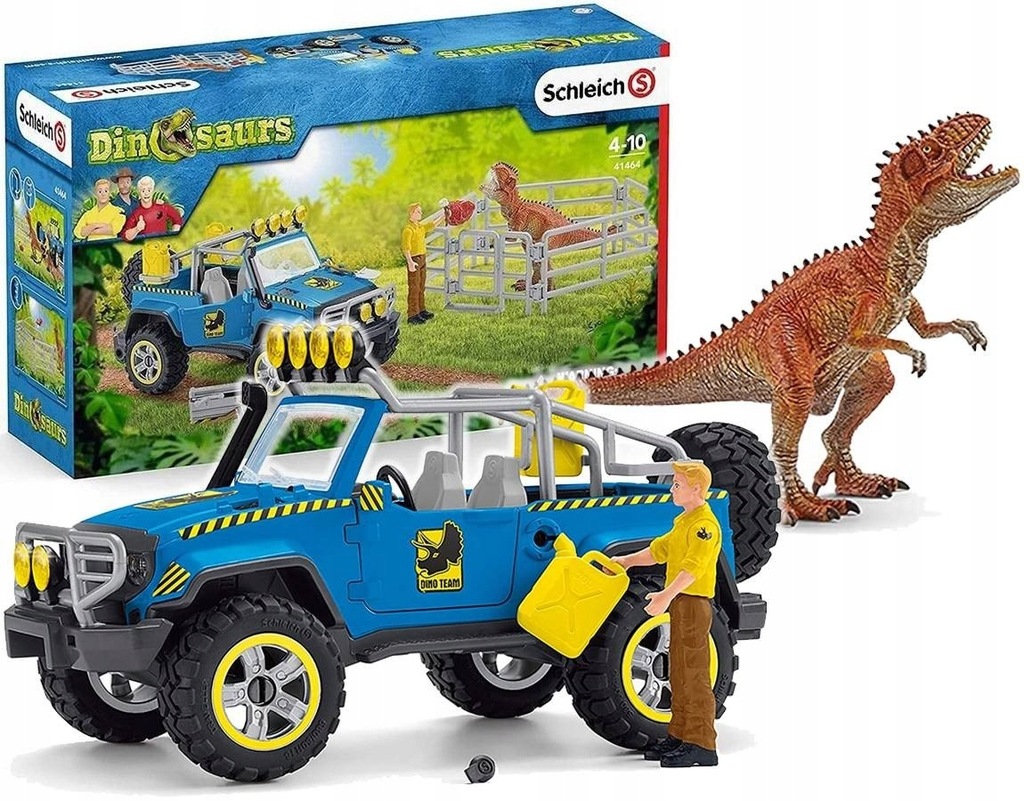 SCHLEICH 41464 SAMOCHÓD TERENOWY Z MIEJSCEM DLA DI