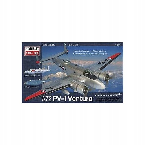 Model plastikowy - Samolot PV-1 Ventura USN - Mini