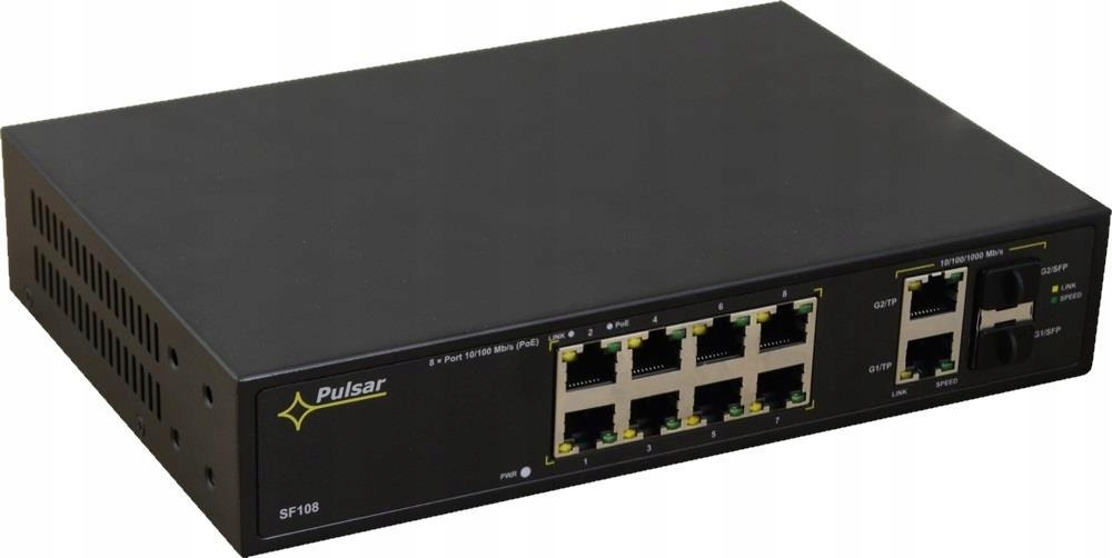 Pulsar Switch PoE 12-portowy SF108-90W