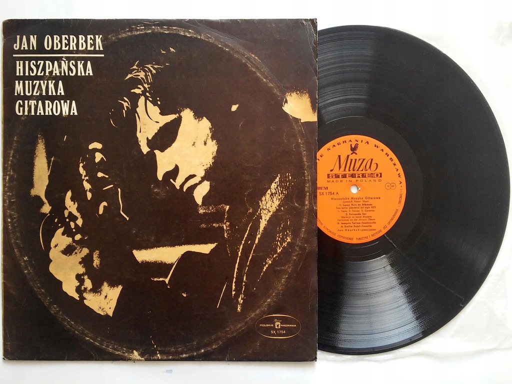 LP: Jan Oberbek Hiszpańska Muzyka Gitarowa 1979 EX