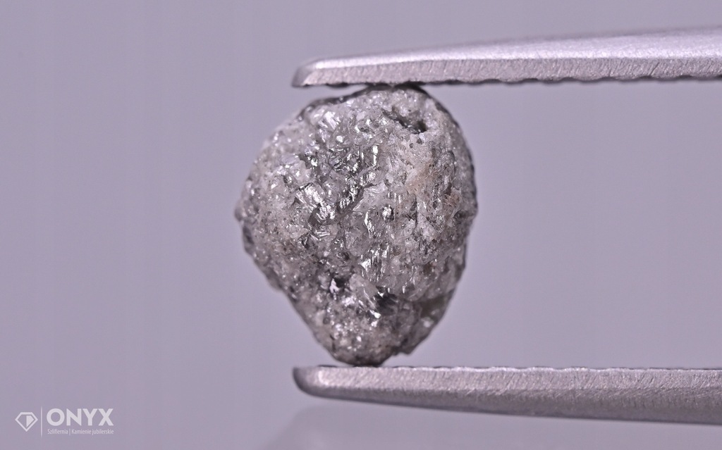 Diament srebrna bryłka 6x5,5 mm