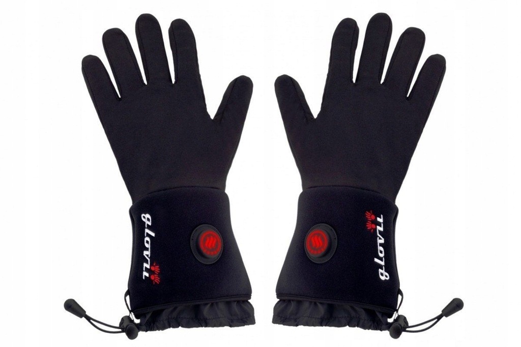 Rękawiczki ogrzewane - Glovii, czarne XXS-XS