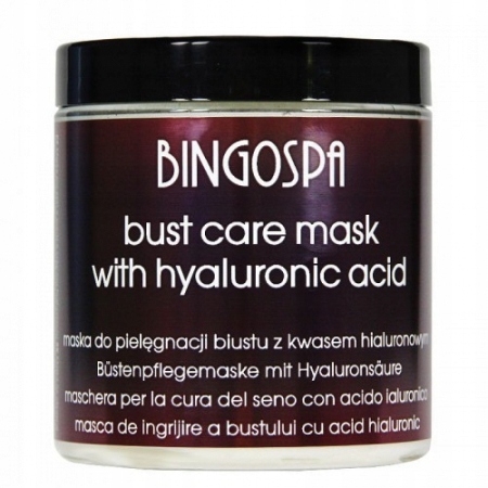 BingoSpa Maska do pielęgnacji biustu z kwasem hialuronowym 250 g