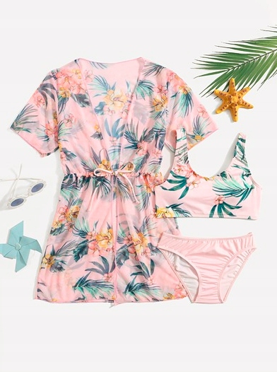 SHEIN KOMPLET PLAŻOWY DZIECIĘCY 150 507