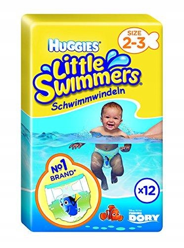 Pieluszki Huggies Little Swimmers, rozmiar 2-3, wz