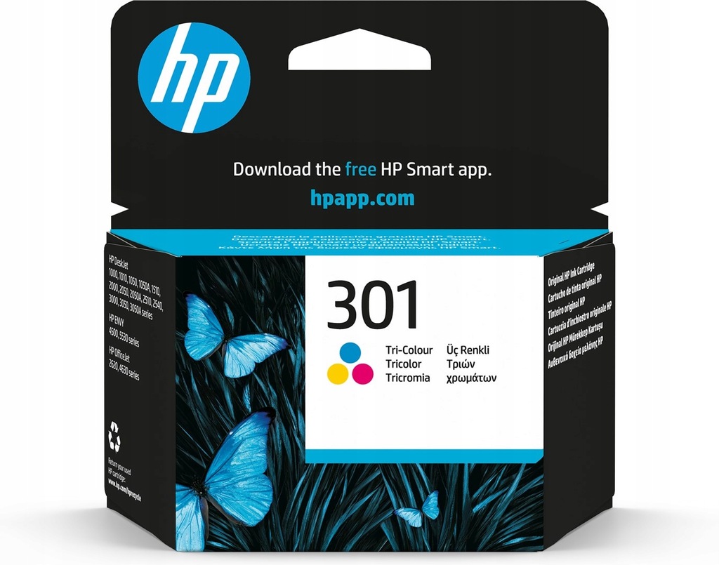Tusz kolor HP 301 HP301=CH562EE 165 str.