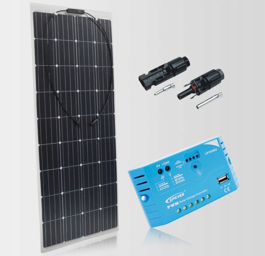 Panel fotowoltaiczny 160W z regulatorem 10A 8070135636 oficjalne archiwum Allegro