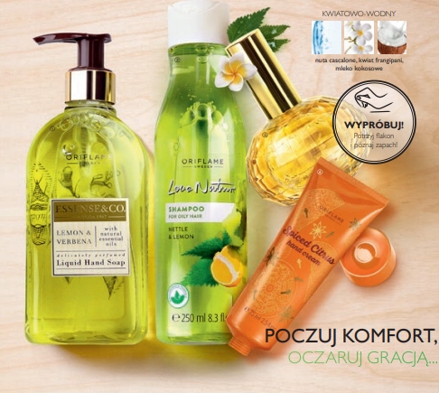 Oriflame-Mydło, Szampon, Woda Toaletowa, Krem 4w1