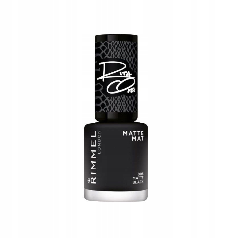 Rimmel Rita Ora lakier do paznokci 906 Matte Black