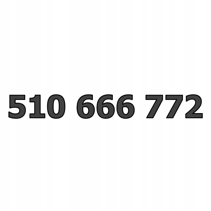 510 666 772 Starter Orange ZŁOTY ŁATWY NUMER Karta Prepaid
