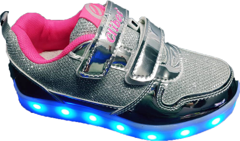 Buty Do Shuffle Dance Dla Dzieci DZIECIĘCE BUTY LED ŚWIECĄCE SHUFFLE DANCE S`18 r26 - 7325037688