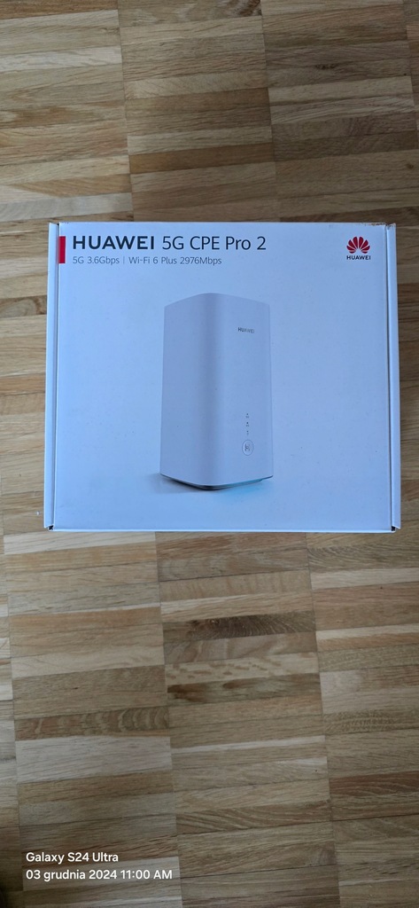 Huawei CPE PRO 5G Access Point, Modem, Router H122-373 802.11ax (Wi-Fi 6)