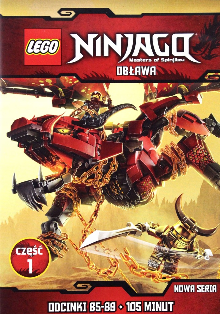 LEGO NINJAGO: OBŁAWA CZĘŚĆ 1 (ODCINKI 85-89) [DVD]