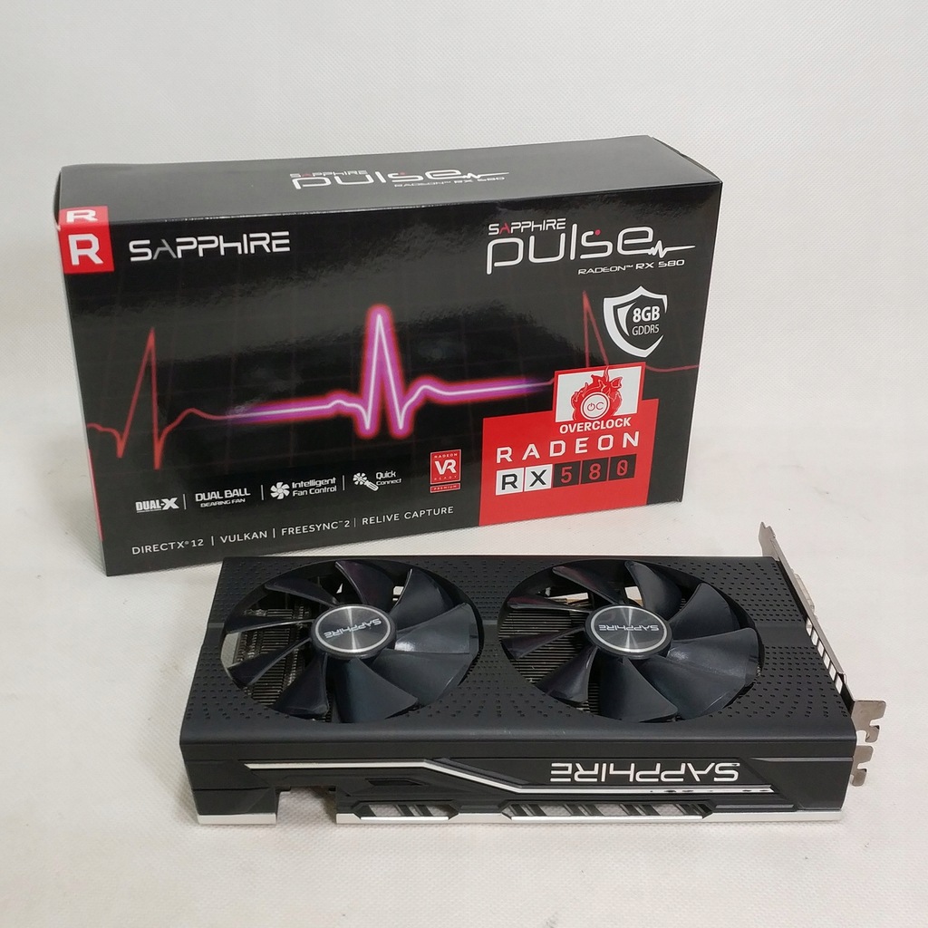 Купить Sapphire Radeon RX580 PULSE 8 ГБ GDDR5 HDMI FV GWAR: отзывы, фото, характеристики в интерне-магазине Aredi.ru